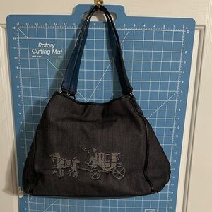 Coach Edie bag with horse and carriage